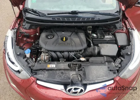 2016 Hyundai Elantra Se from USA, damaged, VIN 5NPDH4AE6GH784192